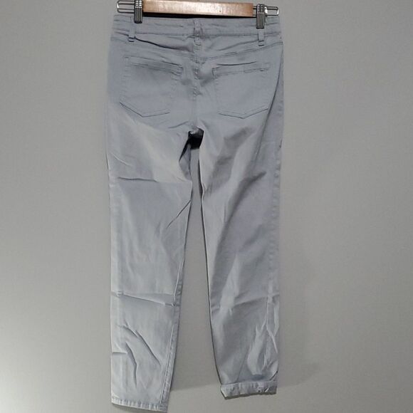 Buffalo David Bitton pants womens size 2 sky blue stretch skinny ankle grazer - Picture 11 of 12